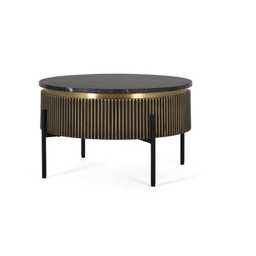 Moderner Couchtisch - 1721 - Giner y Colomer - Metall / Holz / Marmor