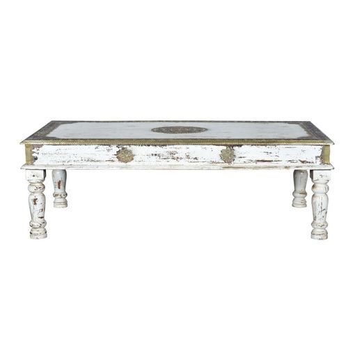 Moderner Couchtisch - 6490 - Giner y Colomer - Bronze / Holz / Massivholz