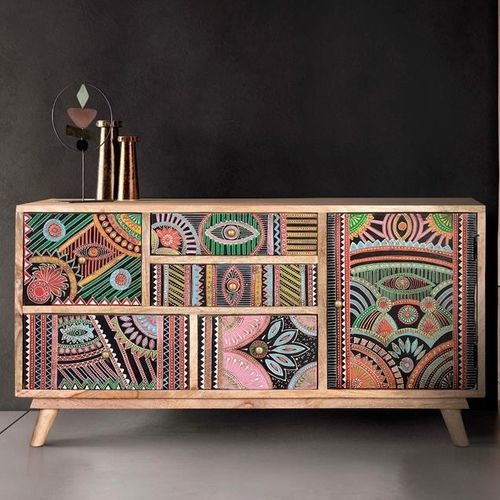 Moderne Kommode - 6880 - Giner y Colomer - Holz / 5 Schubladen / mehrfarbig