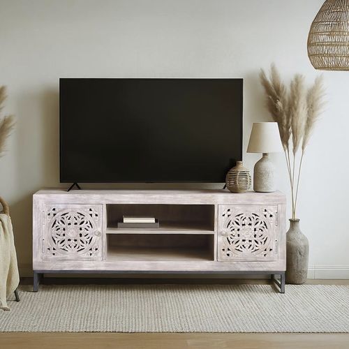 Modernes Fernsehmöbel - 6899 - Giner y Colomer - Holz / weiß