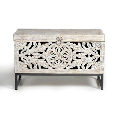 Moderne Truhe - 6996 - Giner y Colomer - Metall / geschnitztes Holz