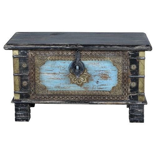 Moderne Truhe - 6496 - Giner y Colomer - Holz / Bronze