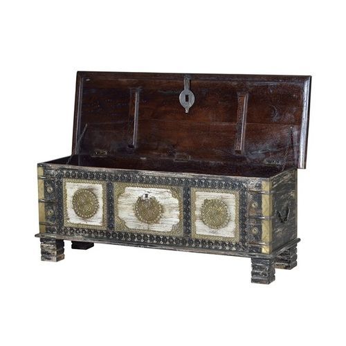 Klassische Truhe - 6498 - Giner y Colomer - Holz / Bronze