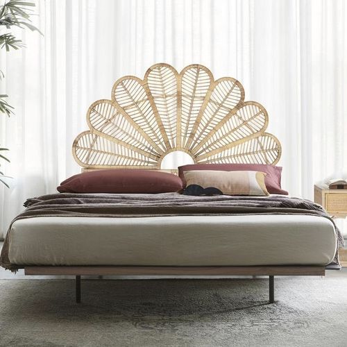 Kopfteil für Doppelbetten - 5890 - Giner y Colomer - modern / Rattan / beige