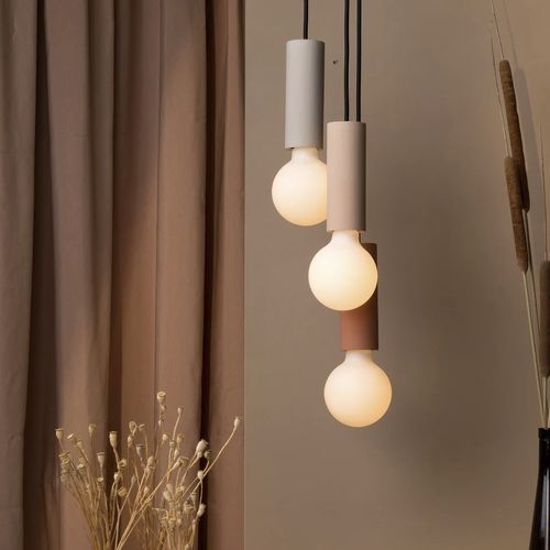 Hängelampe - ILA TRIO - Plato Design srls - Beton / modern / mit Kabel