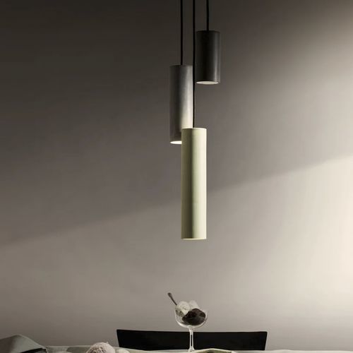 Hängelampe - CROMIA TRIO - Plato Design srls - Beton / modern / mit Kabel