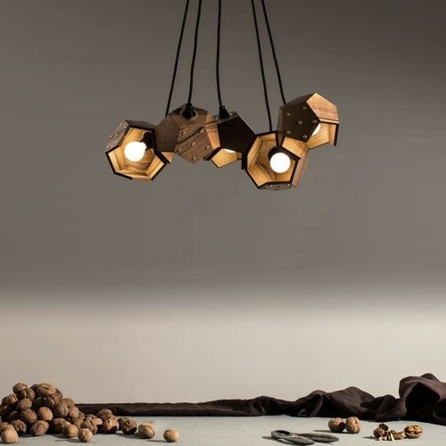 Hängelampe - BASIC TWELVE - Plato Design srls - Holz / Beton / modern