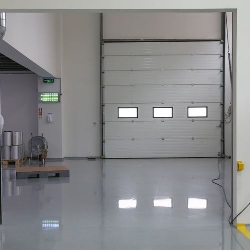Sektionales Industrietor - ICAT®  - RSA Door Systems - galvanisiertem Stahl / Polyurethan / Sicherheit