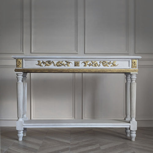 Design-Konsolentisch - CHÂTEAU  V - Mon Antonine - Buche / Eiche / Gestell aus Massivholz