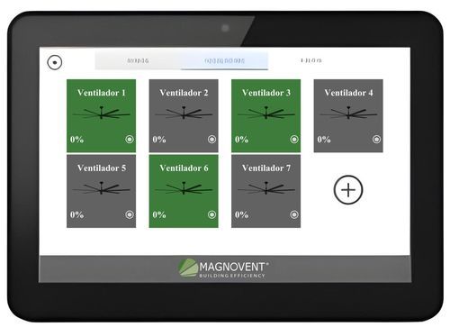 Zentrales Automatisches lüftungs-Reguliersystem - MAGNOCONTROL 10/25 - Anemoi Fans - Industrie / für Wohnungen / programmierbar