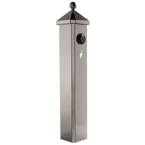 Ladestation für Elektrofahrzeug - SILVER 1.0 - nrg4You Srl - Edelstahl / Solar / WiFi