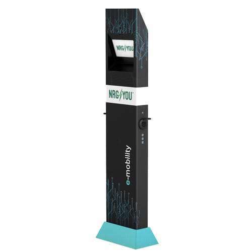 Ladestation für Elektrofahrzeug - TOWER - nrg4You Srl - Aluminium / Edelstahl / WiFi
