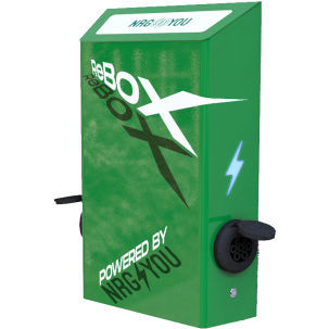 Ladestation für Elektrofahrzeug - REBOX - nrg4You Srl - galvanisiertem Stahl / Aluminium / für Straße