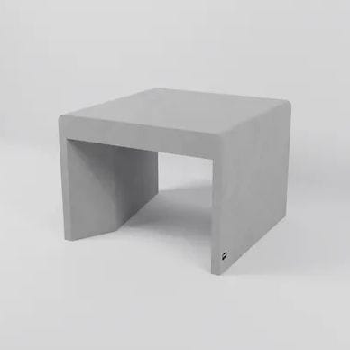 Moderne Bank für den öffentlichen Raum - INDIVIDUAL - Sirolis - Beton / ohne Rückenlehne / ohne Armlehnen