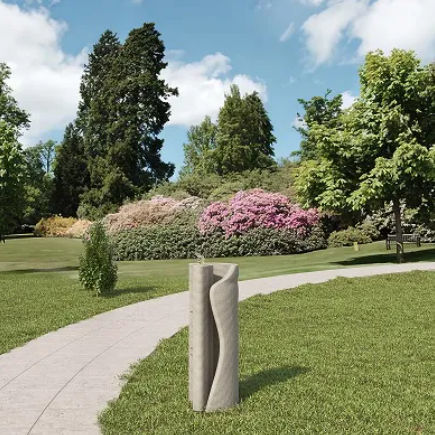 Trinkbrunnen für Außenbereich - WAVE - Sirolis - für Straße / Beton / für öffentliche Bereiche