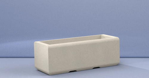 Stahlbeton-Pflanzkübel - BEAM 1250 - Sirolis - rechteckig / wiederverwendbar / minimalistisches Design