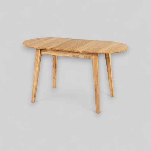 Moderner Esstisch - HOVDALA - Meubles des Carpates - Eiche / Gestell aus Eiche / oval