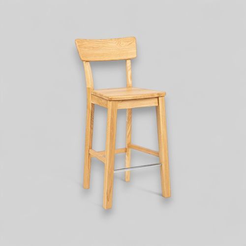 Moderner Barhocker - URBANO - Meubles des Carpates - Holz / Metall / Gestell aus Holz
