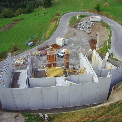 Fertigbau-Betonpaneel - Groupe Saint Léonard - Wand