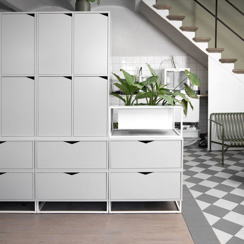 Bodenstehendes Ablagesystem - C00 SERIES - MIZETTO AB - Landhausstil / Metall / für professionellen Gebrauch