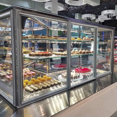 Inselkühlvitrine - BISTROT PASTRY - Eurocryor - zum Aufstellen / für Konditoreien / Metall