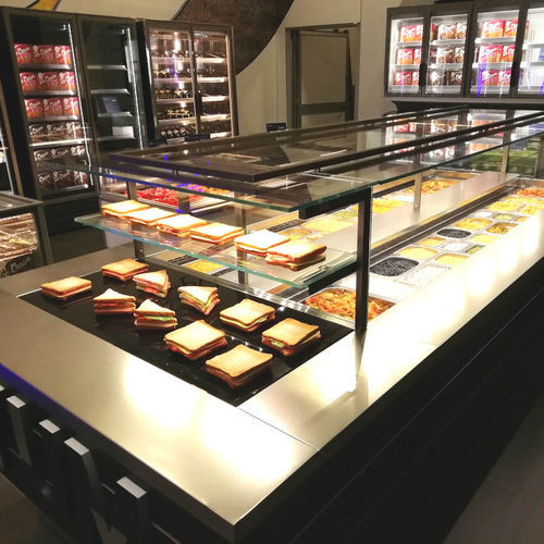 Verkaufskühlvitrine - CORNICE - Eurocryor - für Restaurants / für Konditoreien / Metall