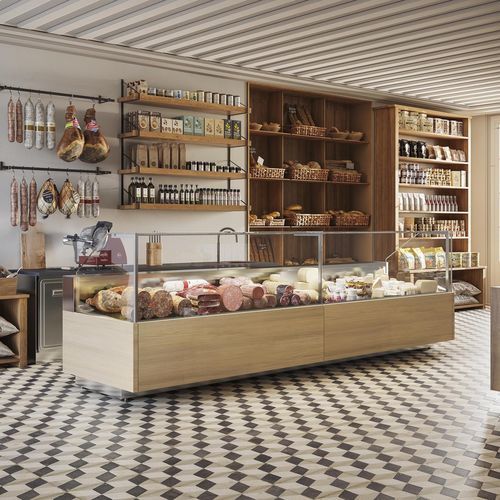 Verkaufskühlvitrine - COMFORT MAXI - Eurocryor - für Einzelhandel / für Bäckerei / Metall