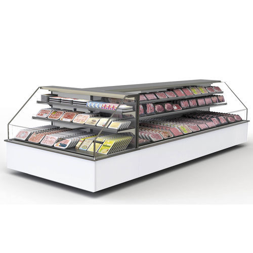 Standkühlvitrine - TWIN SV - Eurocryor - für Restaurants / für Metzgerei / Metall
