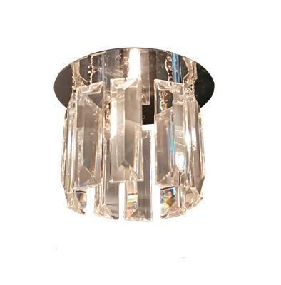 Moderne Deckenleuchte - 611 - CRISTALUX LIGHTING DESIGN - rund / mit geometrischen Motiven / Edelstahl