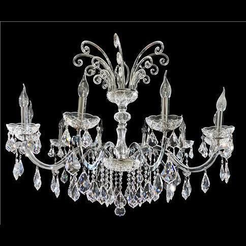 Klassischer Kronleuchter - CRISTALUX LIGHTING DESIGN - Kristall / 6 Glühbirnen / Kandelaber
