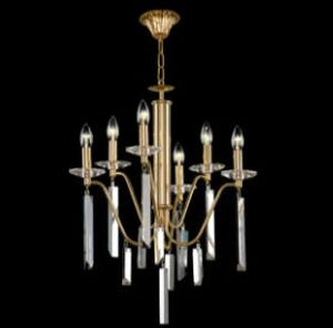 Klassischer Kronleuchter - 264 SERIES - CRISTALUX LIGHTING DESIGN - Metall / Kristall / 6 Glühbirnen