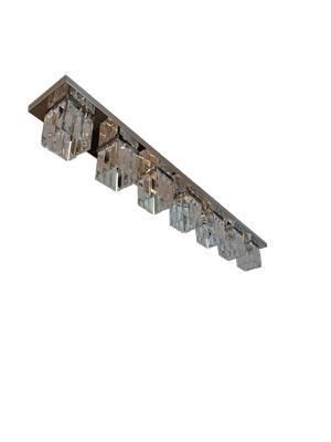 Moderne Deckenleuchte - 0575/7 - CRISTALUX LIGHTING DESIGN - rechteckig / Metall / Kristall