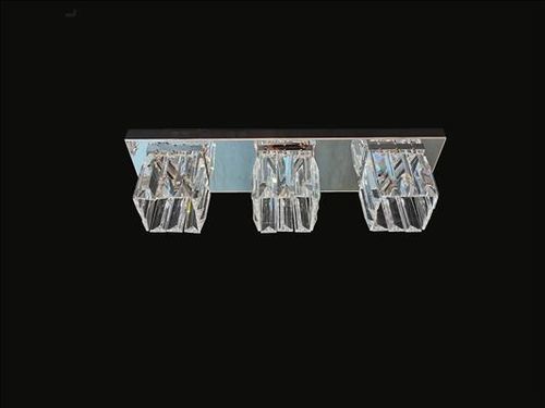 Moderne Deckenleuchte - 0575/3 - CRISTALUX LIGHTING DESIGN - rechteckig / Metall / Kristall