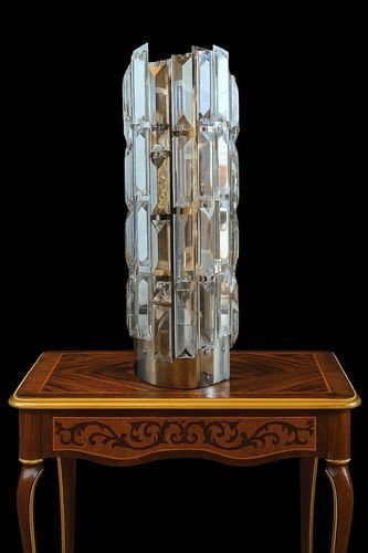 Tischlampe - 125 - CRISTALUX LIGHTING DESIGN - Edelstahl / Kristall / modern