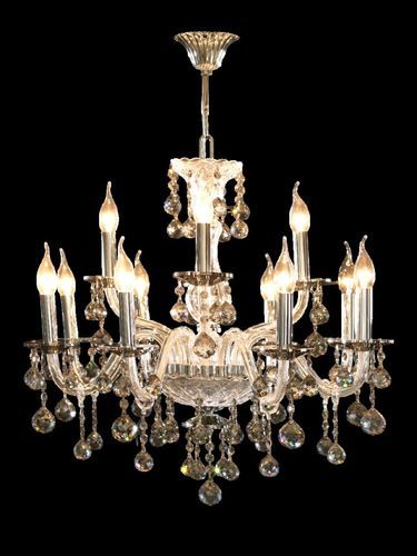 Moderner Kronleuchter - 165 - CRISTALUX LIGHTING DESIGN - Kristall / 6 Glühbirnen / 8 Glühbirnen