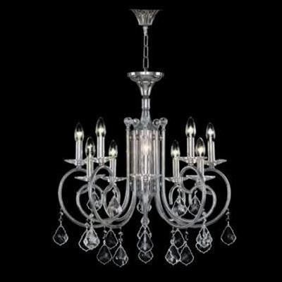 Moderner Kronleuchter - 1227/10 - CRISTALUX LIGHTING DESIGN - Glas / 10 Glühbirnen / quadratisch