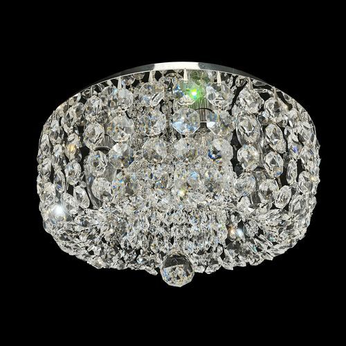 Moderne Deckenleuchte - 035/35A14 - CRISTALUX LIGHTING DESIGN - rund / Edelstahl / Kristall
