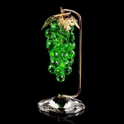 3D-Lichtdekor - CRYSTAL GRAPE EMERALD GOLD - CRISTALUX LIGHTING DESIGN - für Hotels / für Restaurants / für professionellen Einsatz