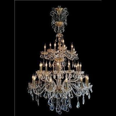 Klassischer Kronleuchter - 165/24+9 - CRISTALUX LIGHTING DESIGN - Metall / Kristall / Kandelaber