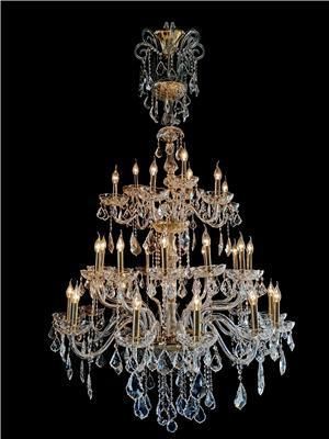 Klassischer Kronleuchter - 165/24+9 - CRISTALUX LIGHTING DESIGN - Metall / Kristall / für Gewerbegebrauch