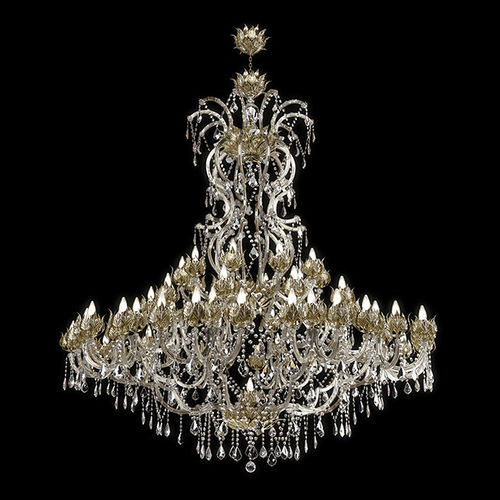 Moderner Kronleuchter - SPIGA - BEBY ITALY SRL - Kristall / Muranoglas / für Gewerbegebrauch
