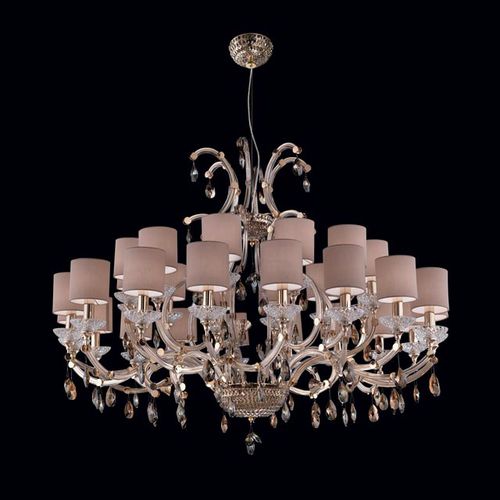 Moderner Kronleuchter - PRINCESS - BEBY ITALY SRL - Kristall / Muranoglas / Swarovski®-Kristall