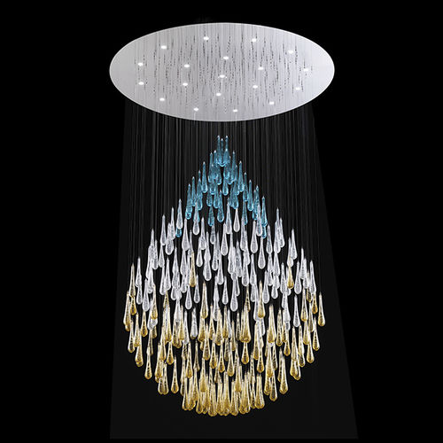 Moderner Kronleuchter - LIR - BEBY ITALY SRL - Muranoglas / Metall / Wasserfall