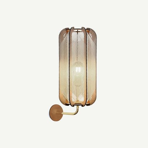 Wandleuchte / skandinavisches Design - PILLSI - LAFABLIGHT - für den Innenraum / Baumwolle / Eiche