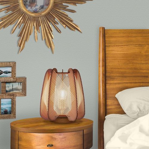 Tischlampe - ARIOCA CROISÉ - LAFABLIGHT - Büro / Eiche / Baumwolle