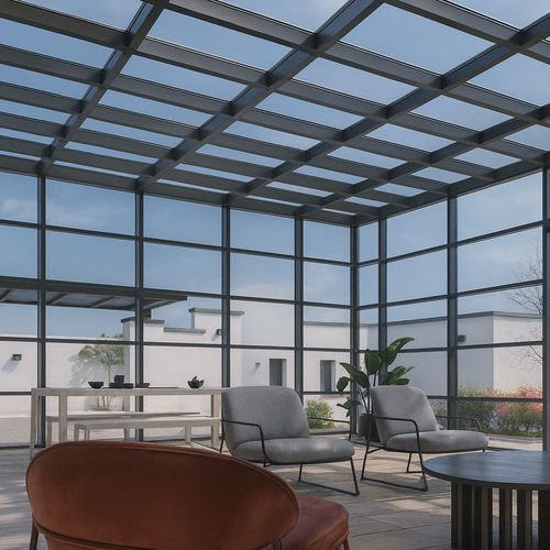 VSG-Glasscheibe - AHLUX ITALIA SRL - ESG Glas / transparent / für Fassaden