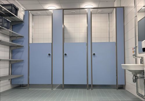 WC-Trennwand / HPL - LTT KINDERGARTEN - Eltete Oy - Hochdrucklaminat
