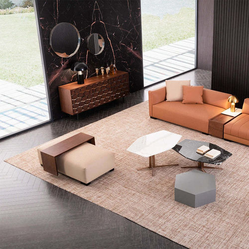 Modernes Sideboard - PEERAGE - DASH CASA GROUP CO.LTD - Stahl / Edelstahl / Holzfurnier