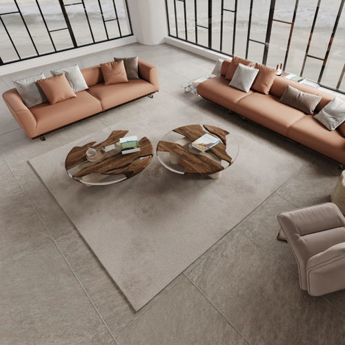 Moderner Couchtisch - RONG - DASH CASA GROUP CO.LTD - Harz / Holz / Travertin