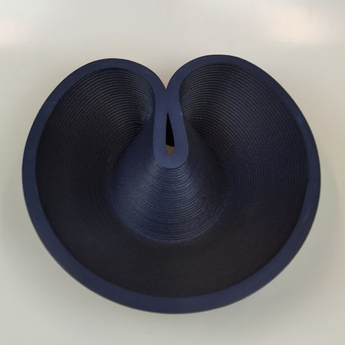 Dessertteller - BLACK ONE-OFF SEASHELL - BlueCycle - Skulptur / Kunststoff / einfarbig